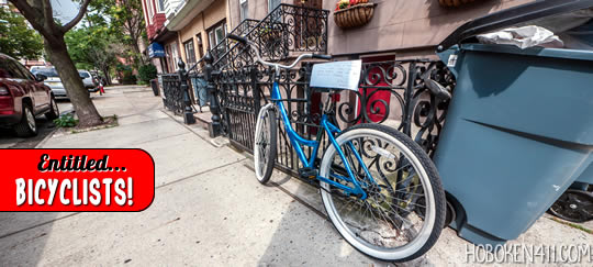 Entitled-bicyclists-in-Hoboken-NJ